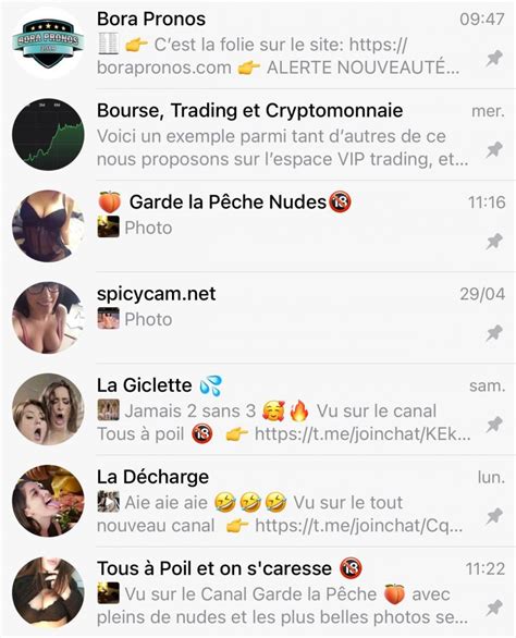 70+ Meilleurs Groupes Telegram Porno & Leaks (2024)